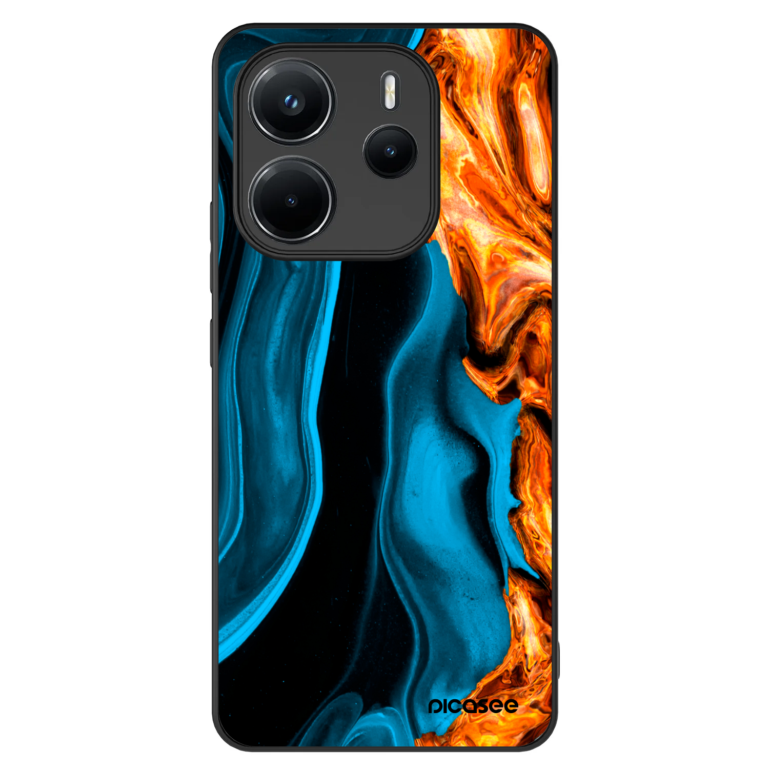 Picasee ULTIMATE CASE na Xiaomi Redmi Note 14 4G - Gold blue