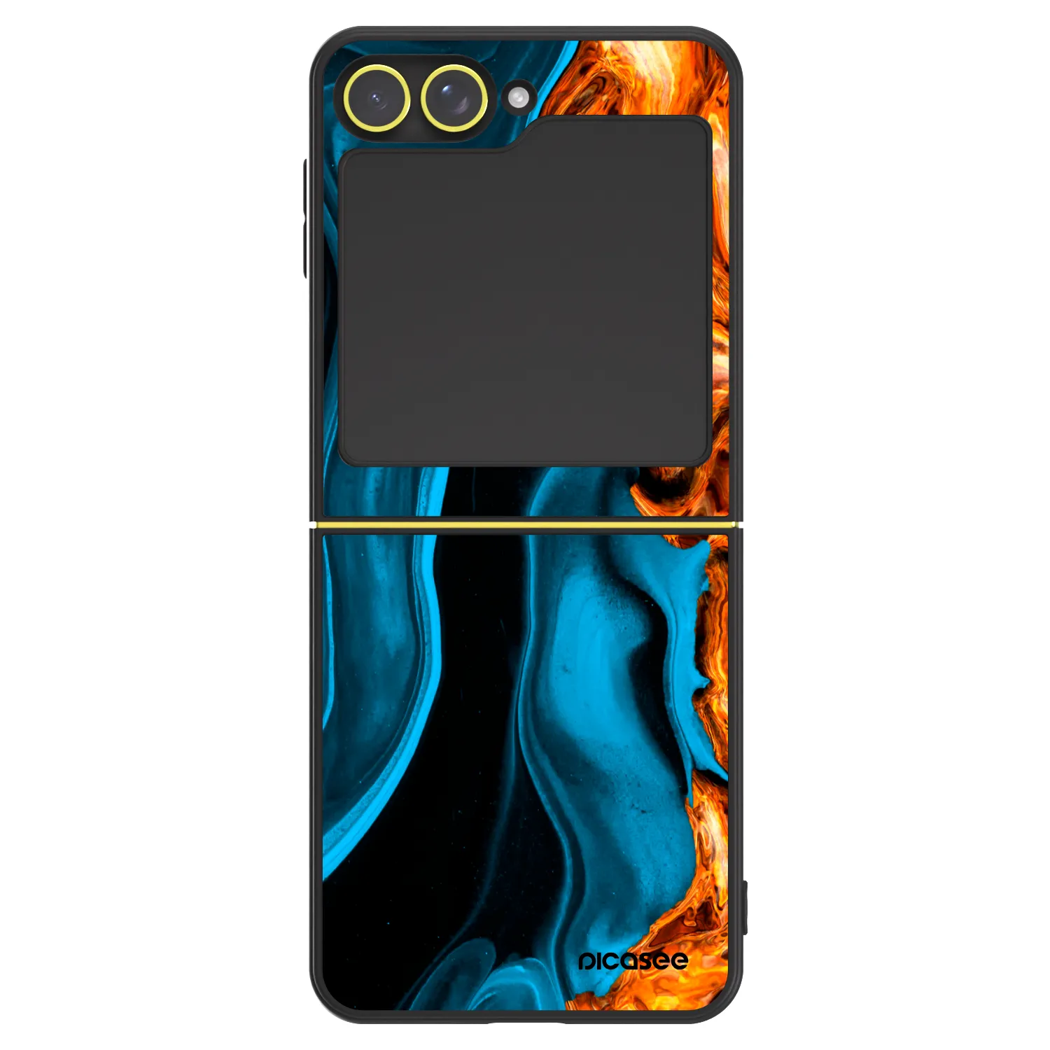 Picasee ULTIMATE CASE na Samsung Galaxy Z Flip6 5G - Gold blue
