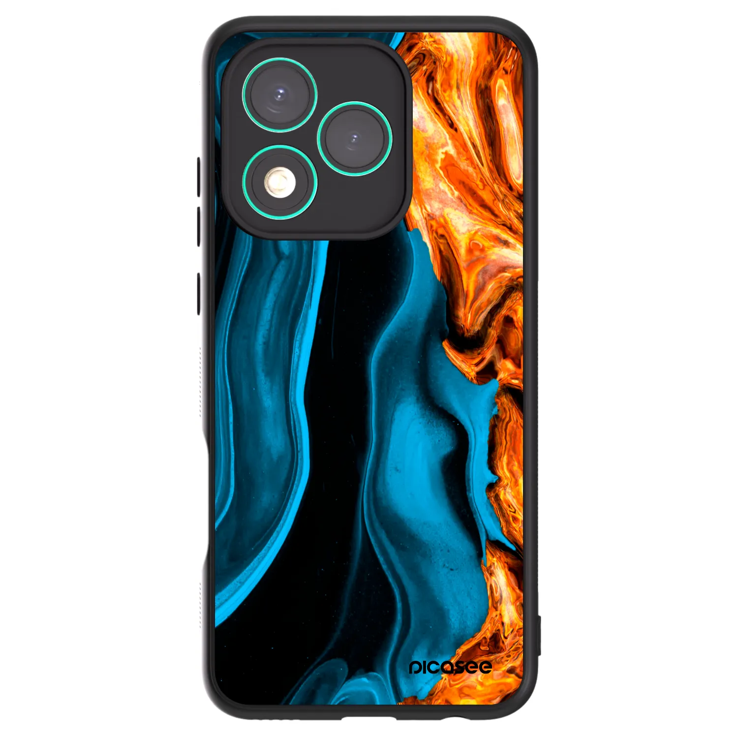 Picasee ULTIMATE CASE na Honor 400 Lite 5G - Gold blue