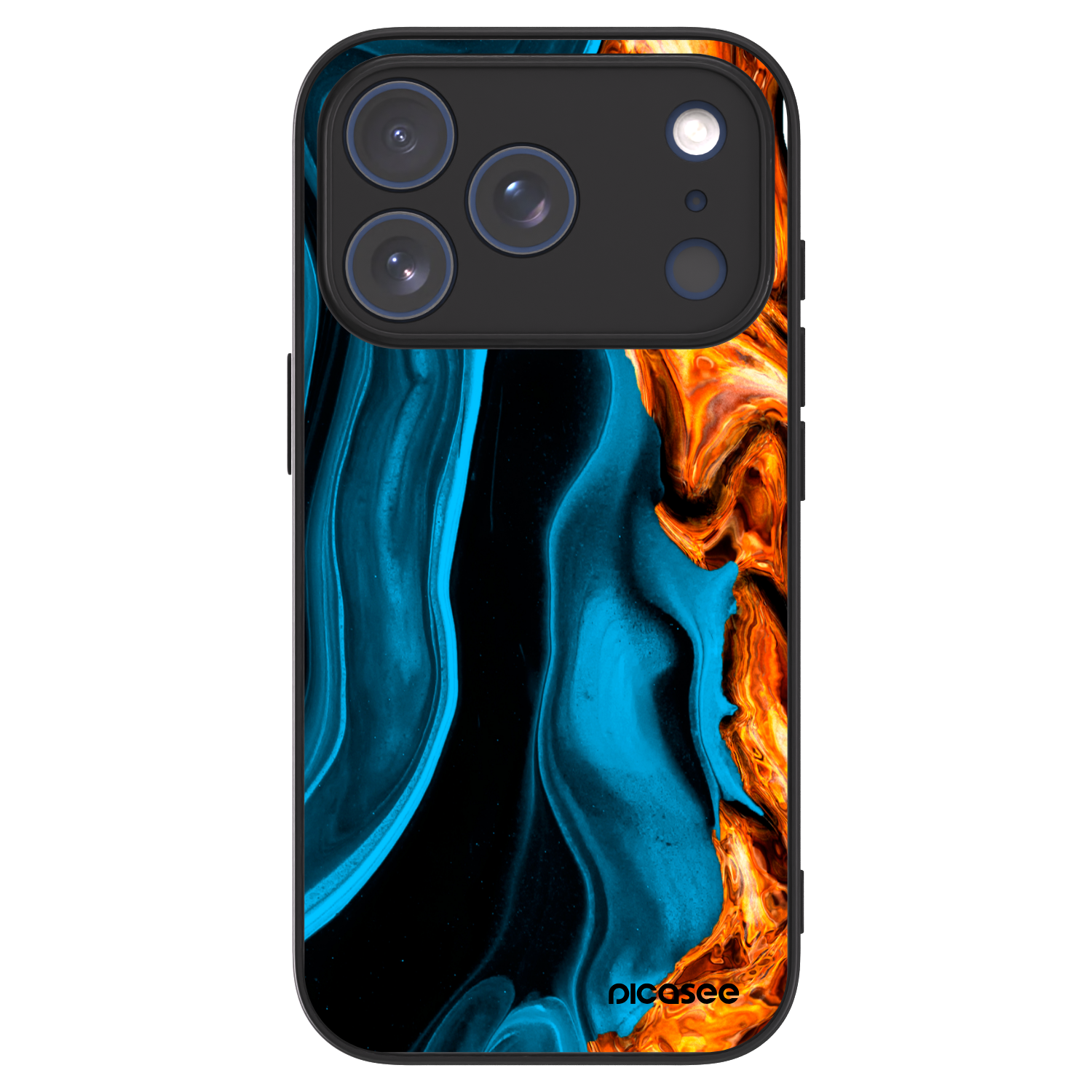 Picasee ULTIMATE CASE na Apple iPhone 17 Pro - Gold blue