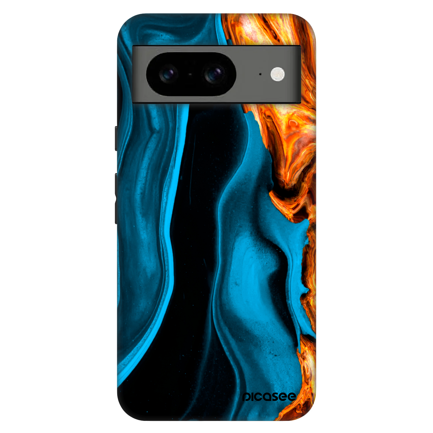 Picasee Fashion Case na Google Pixel 8 Pro - Gold blue