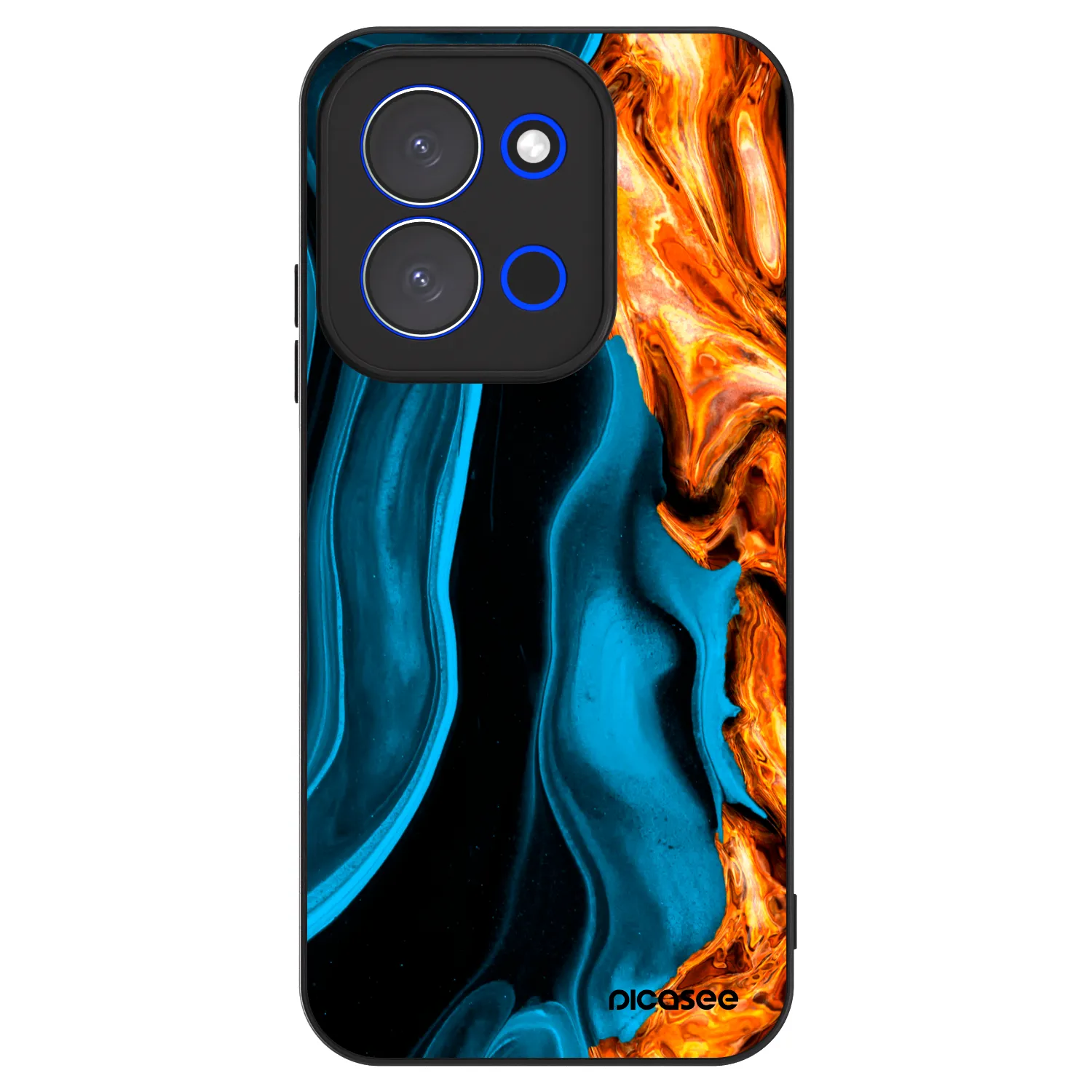 Picasee ULTIMATE CASE na Xiaomi Redmi 15C 4G - Gold blue