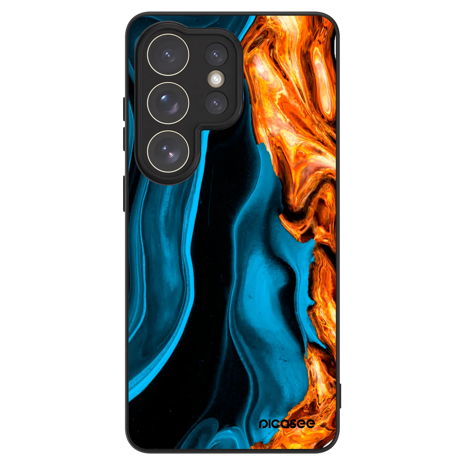 Picasee ULTIMATE CASE PowerShare pro Samsung Galaxy S26 Ultra - Gold blue