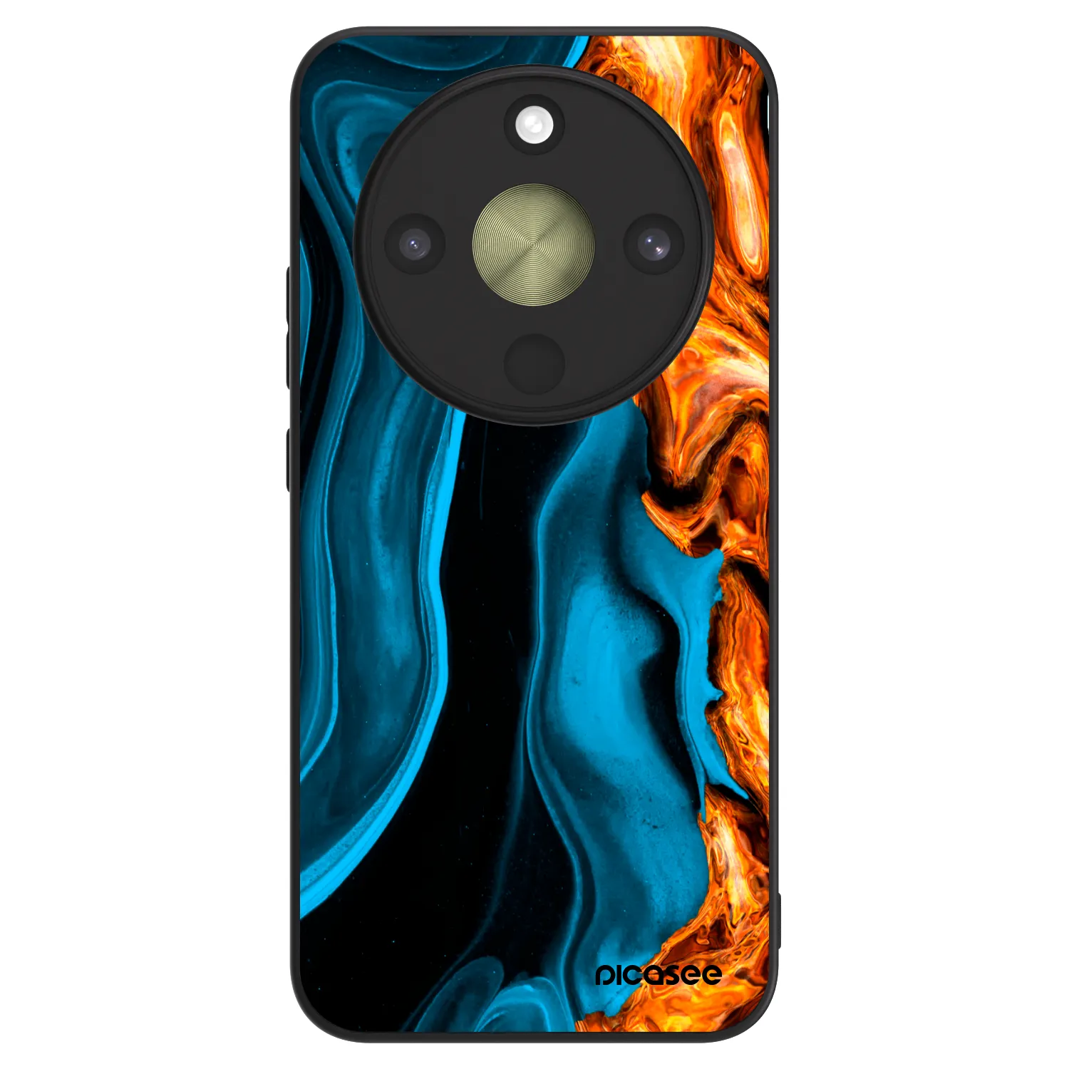 Picasee ULTIMATE CASE na Honor Magic8 Lite 5G - Gold blue