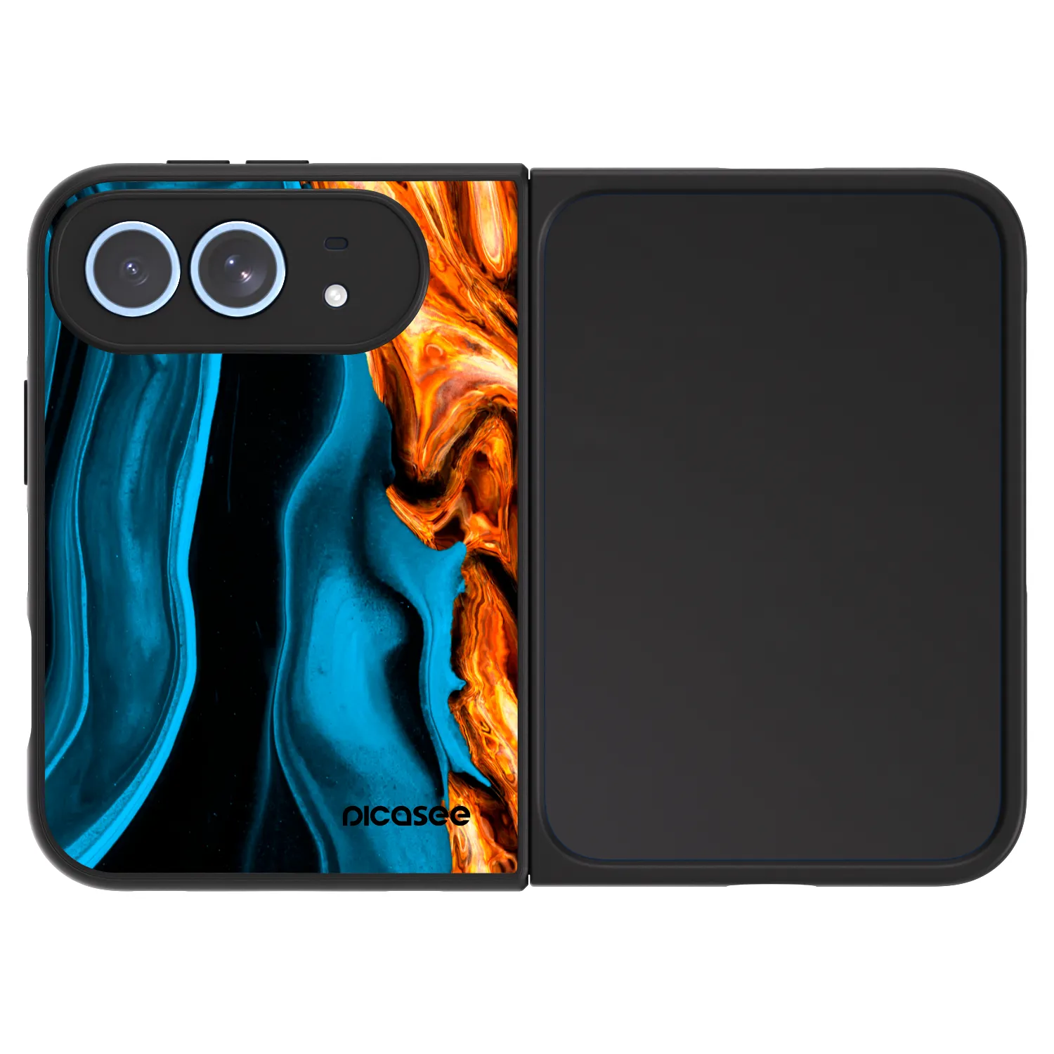 Picasee ULTIMATE CASE na Apple iPhone Duo - Gold blue