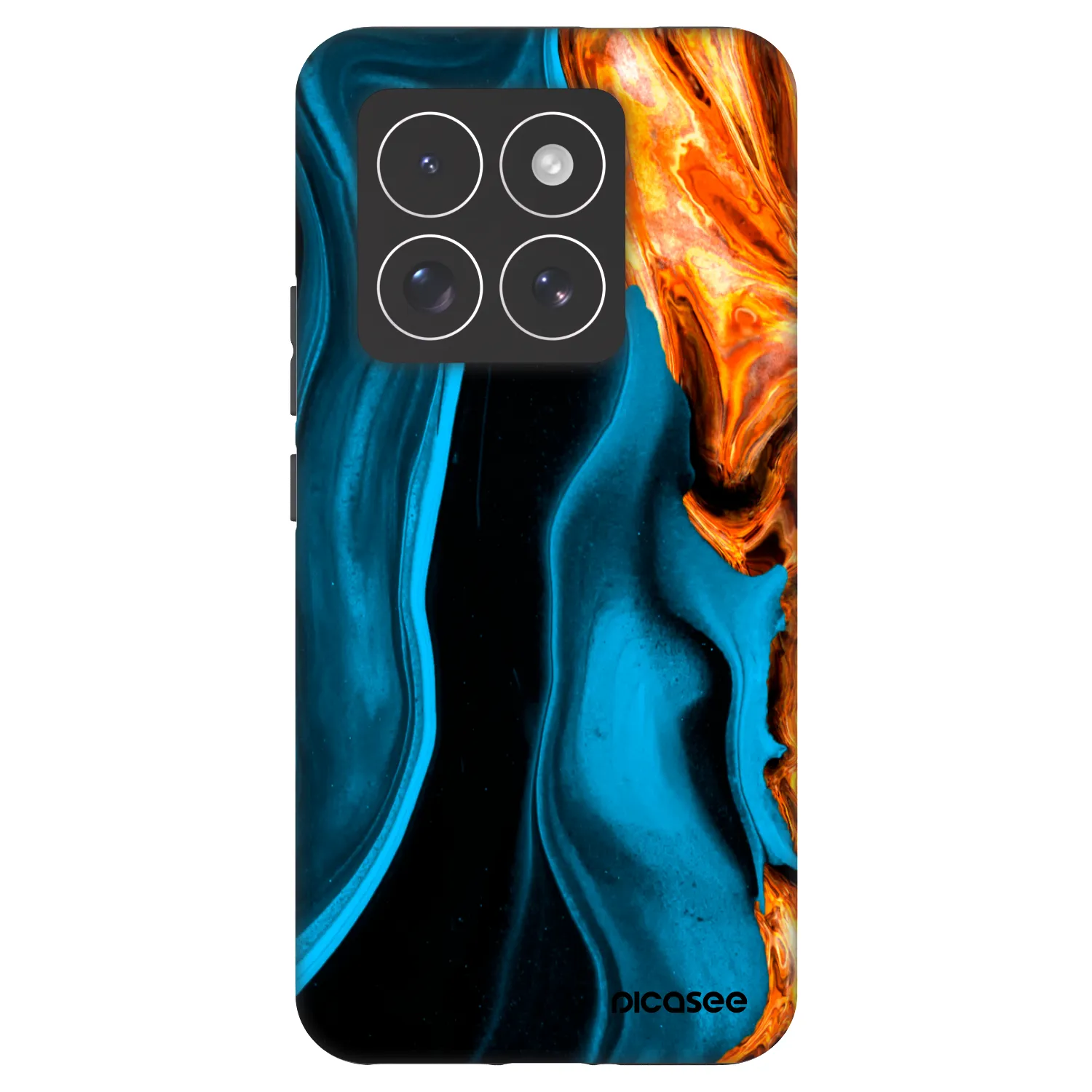 Picasee Fashion Case na Xiaomi 14 Pro - Gold blue