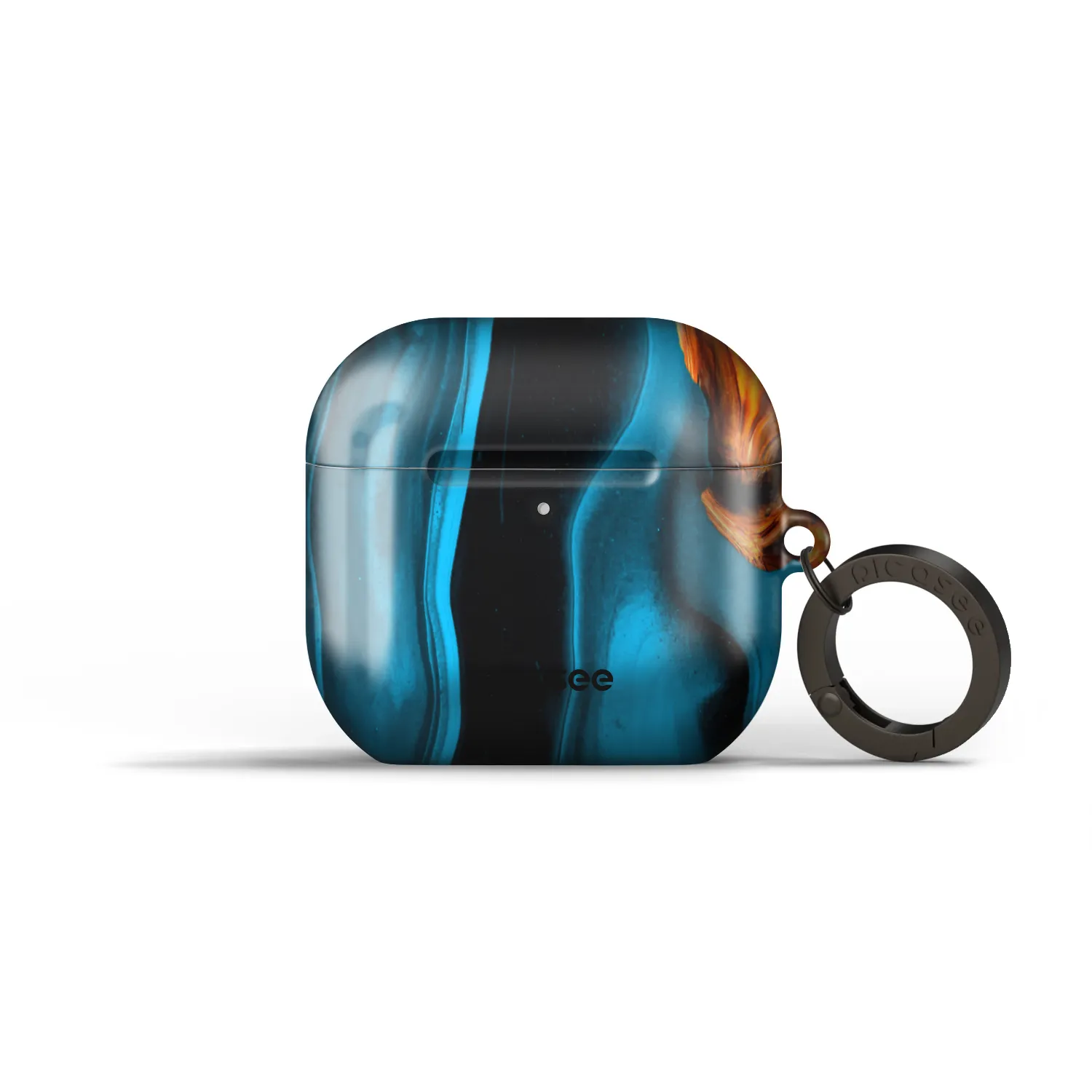 Picasee Obal pro Apple AirPods 5 - Gold blue