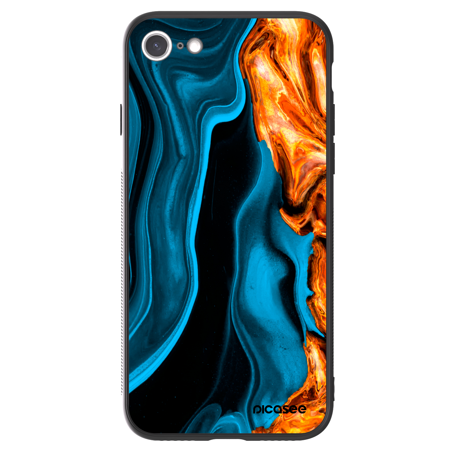 Picasee ULTIMATE CASE na Apple iPhone 7 - Gold blue