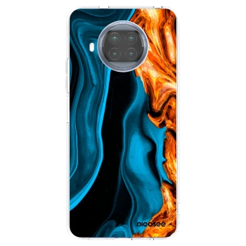 Picasee silikonowe przeźroczyste etui na Xiaomi Mi 10T Lite - Gold blue