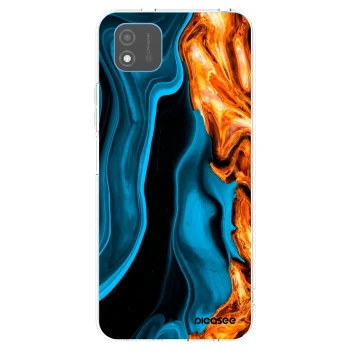 Picasee silikonowe przeźroczyste etui na Realme C11 (2021) - Gold blue