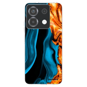 Picasee silikonowe przeźroczyste etui na Xiaomi Poco X6 - Gold blue