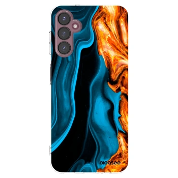 Picasee silikonowe przeźroczyste etui na Samsung Galaxy A05s A057G - Gold blue