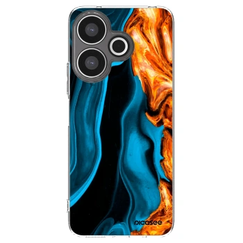 Picasee silikonowe przeźroczyste etui na Xiaomi Redmi 13 4G - Gold blue