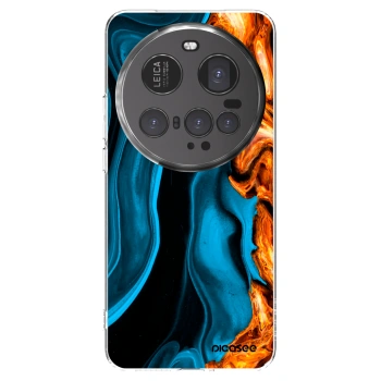 Picasee silikonowe przeźroczyste etui na Xiaomi 15 Ultra - Gold blue
