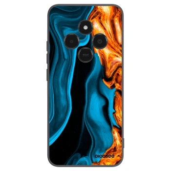 Picasee silikonowe czarne etui na Xiaomi Poco C75 - Gold blue