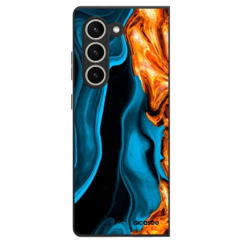 Etui na Samsung Galaxy Z Fold5 5G - Gold blue