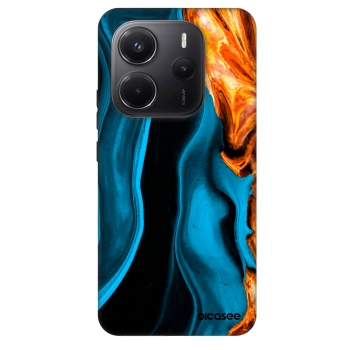 Etui na Xiaomi Redmi Note 14 5G - Gold blue