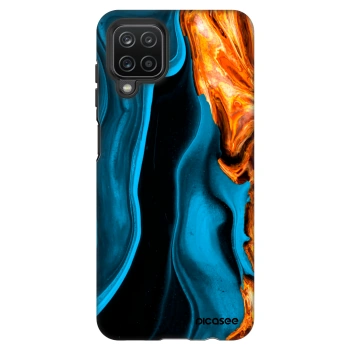 Etui na Samsung Galaxy A12 A125F - Gold blue