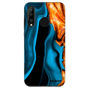 Etui na Huawei P30 Lite - Gold blue