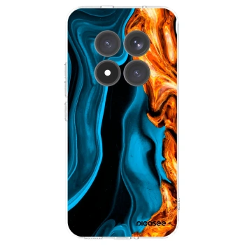Picasee silikonowe przeźroczyste etui na Xiaomi Redmi Note 15 Pro+ - Gold blue