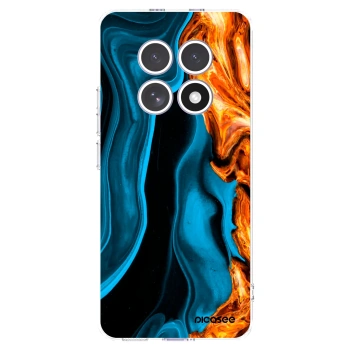 Picasee silikonowe przeźroczyste etui na Xiaomi Redmi Note 15 4G - Gold blue
