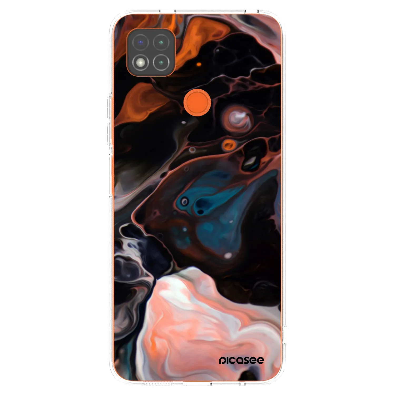 Picasee silikonowe przeźroczyste etui na Xiaomi Redmi 9C - Cream