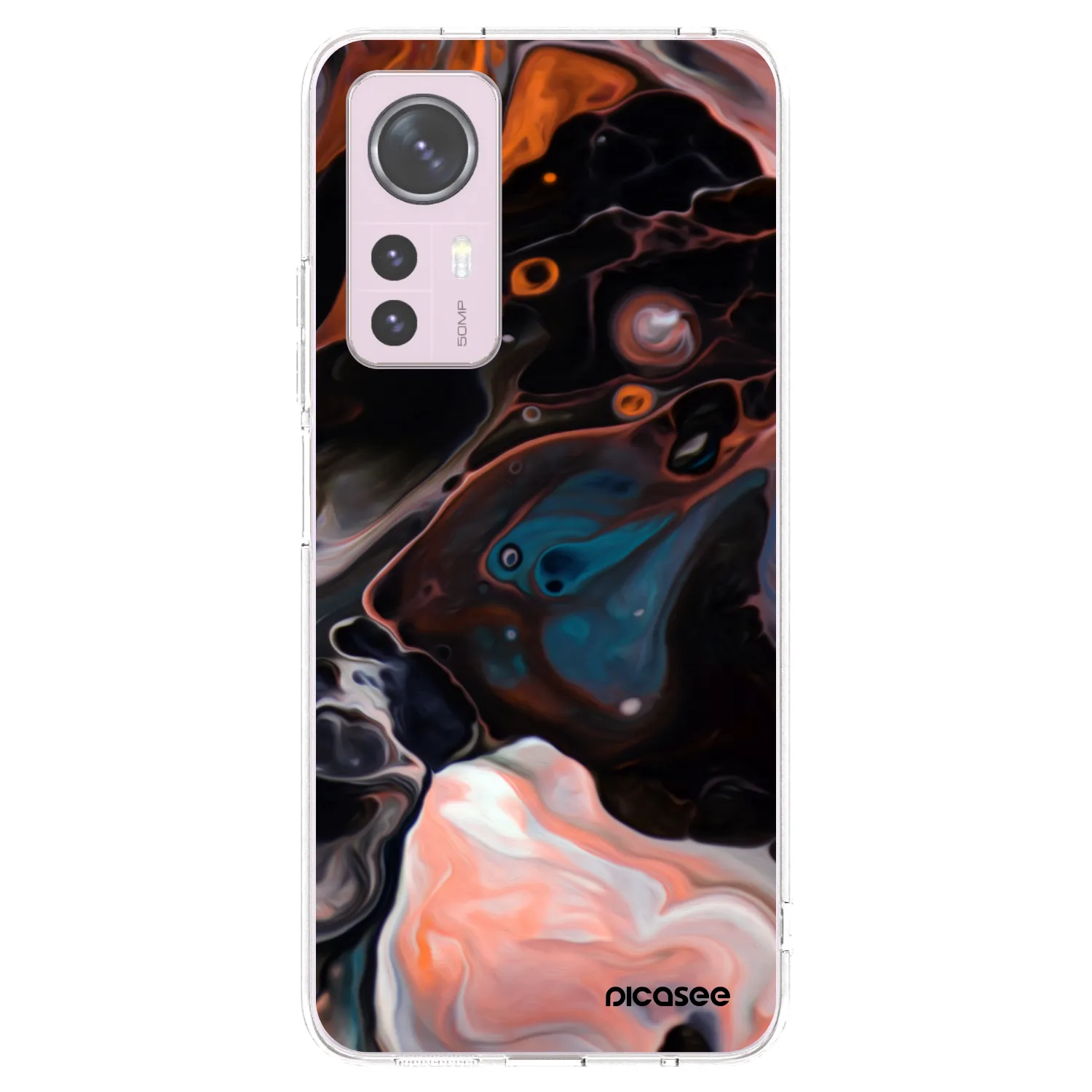 Picasee silikonowe przeźroczyste etui na Xiaomi 12 - Cream