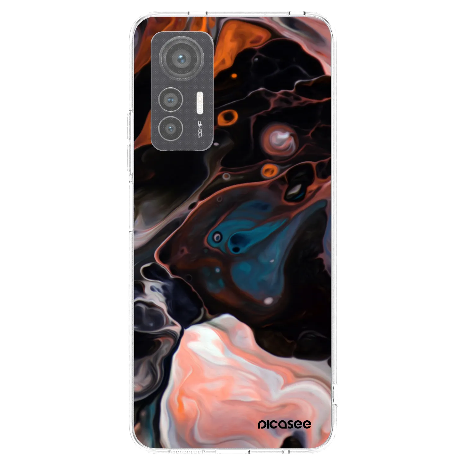 Picasee silikonowe przeźroczyste etui na Xiaomi 12 Lite - Cream