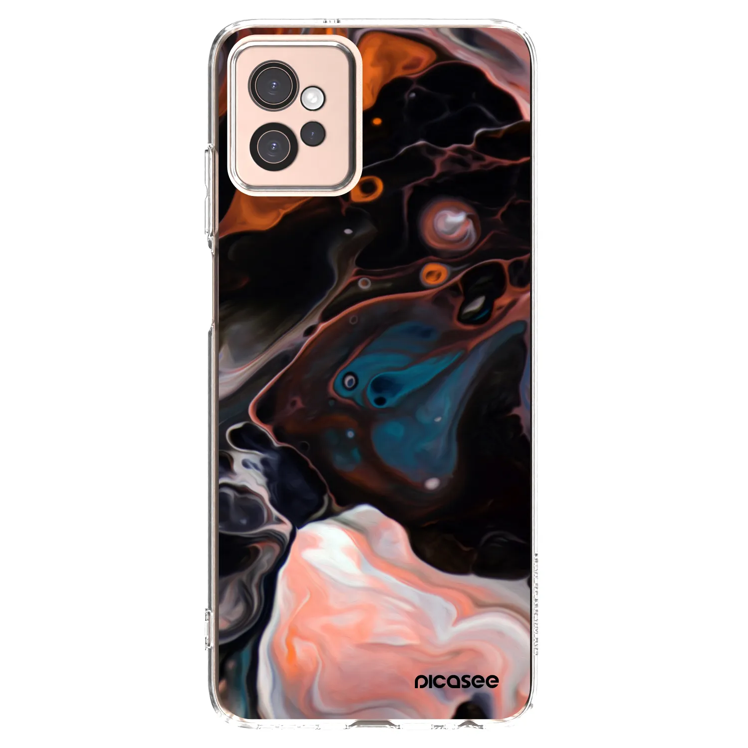 Picasee silikonowe przeźroczyste etui na Motorola Moto G32 - Cream