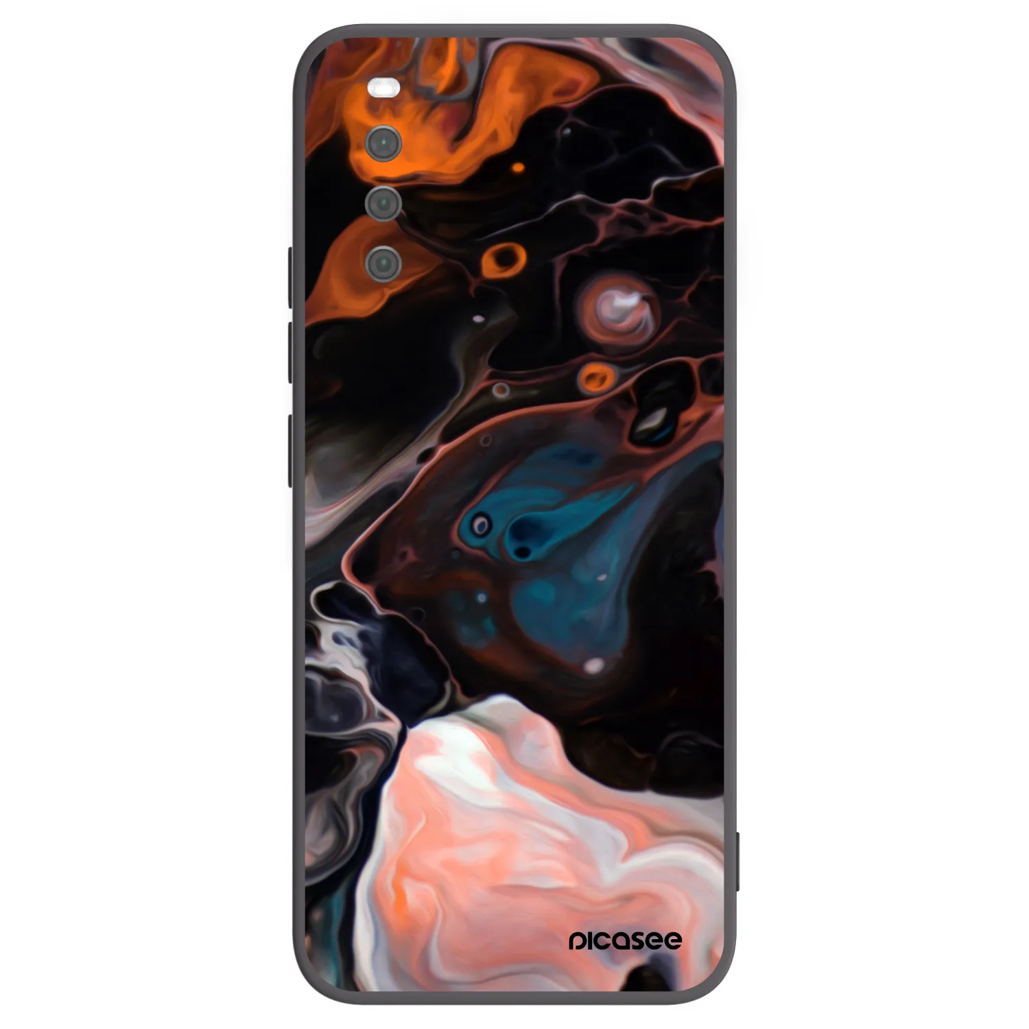 Picasee silikonowe czarne etui na Sony Xperia 10 III - Cream