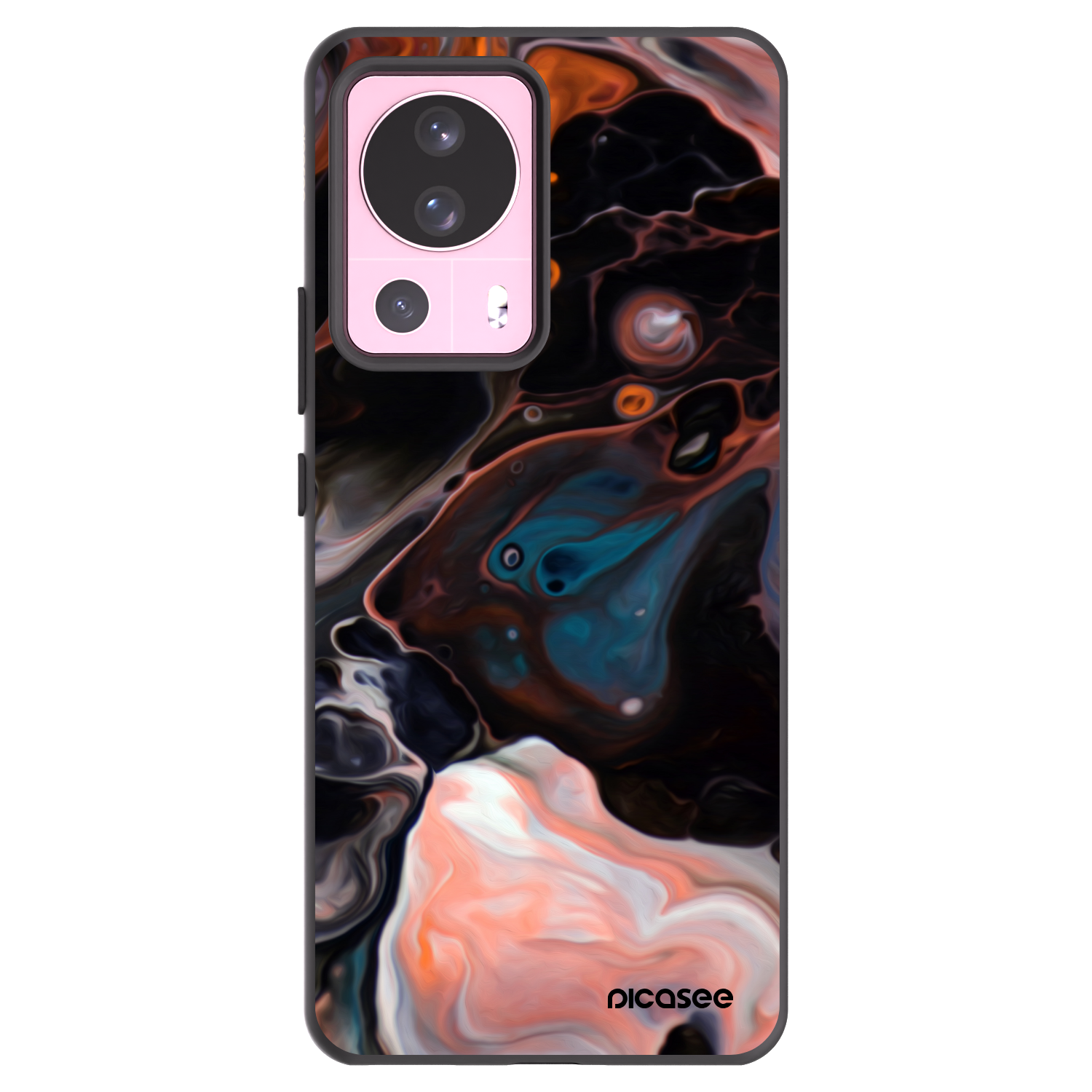 Picasee silikonowe czarne etui na Xiaomi 13 Lite - Cream