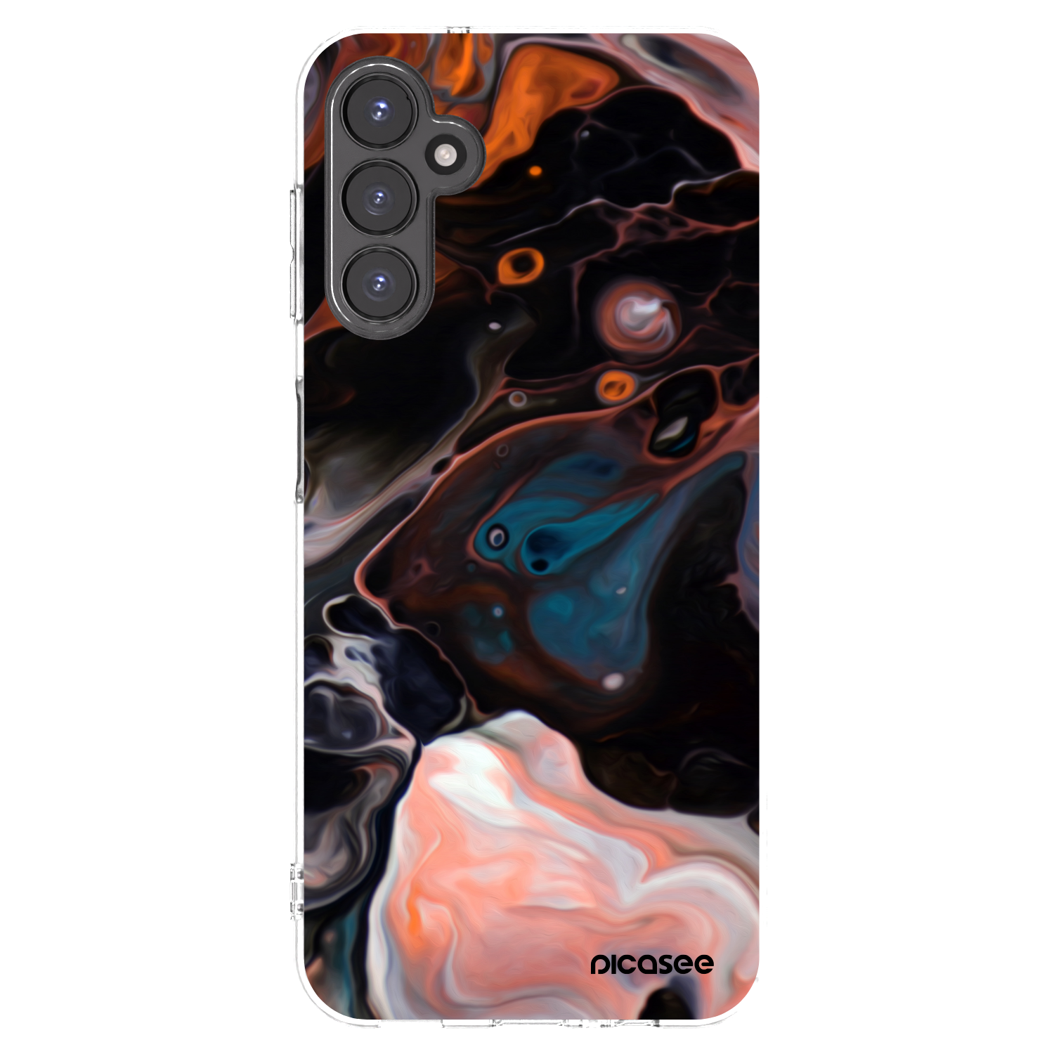 Picasee silikonowe przeźroczyste etui na Samsung Galaxy A14 5G A146P - Cream