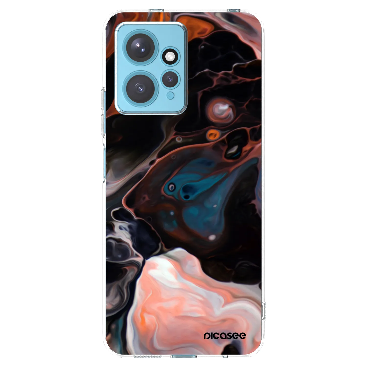Picasee silikonowe przeźroczyste etui na Xiaomi Redmi Note 12 4G - Cream