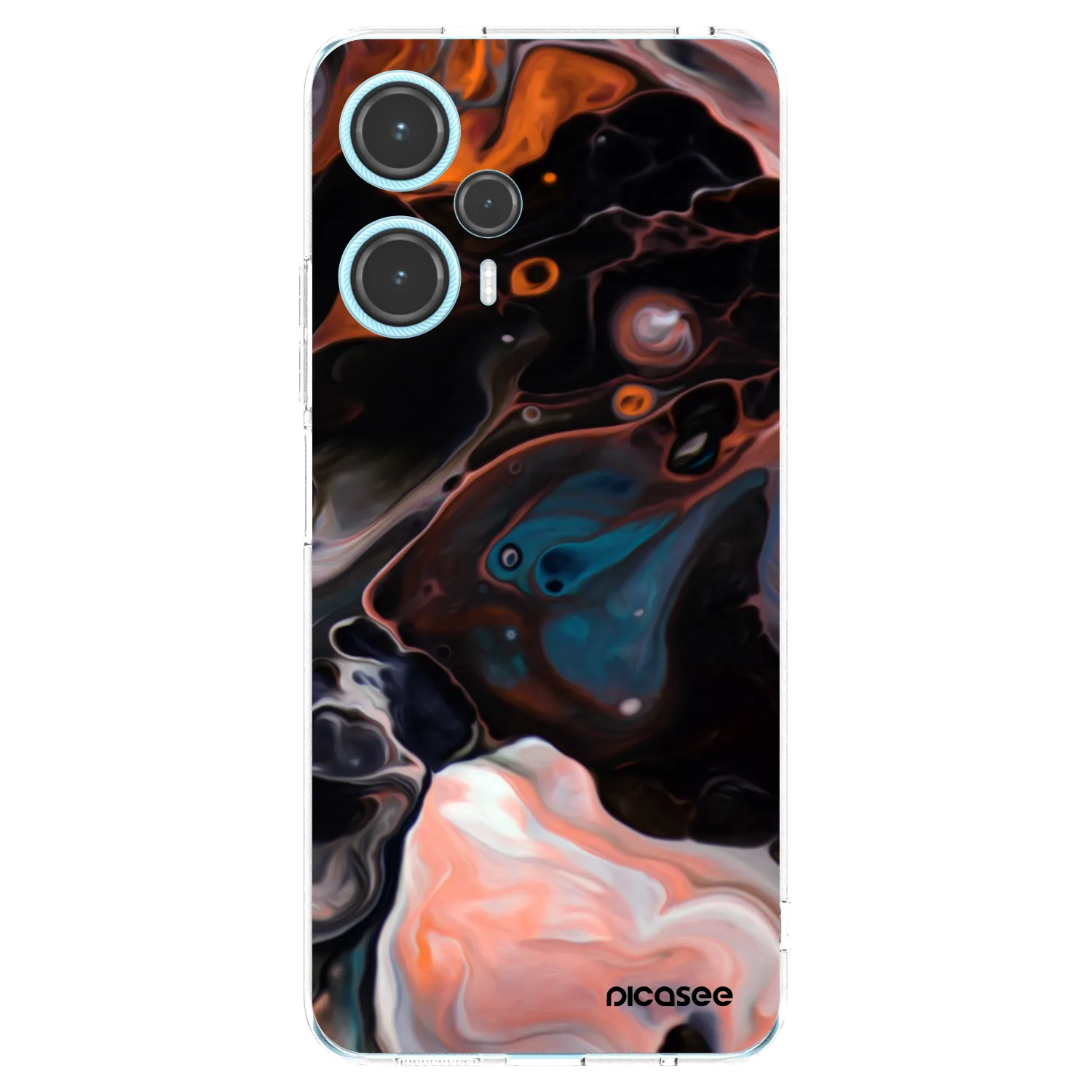 Picasee silikonowe przeźroczyste etui na Xiaomi Poco F5 - Cream