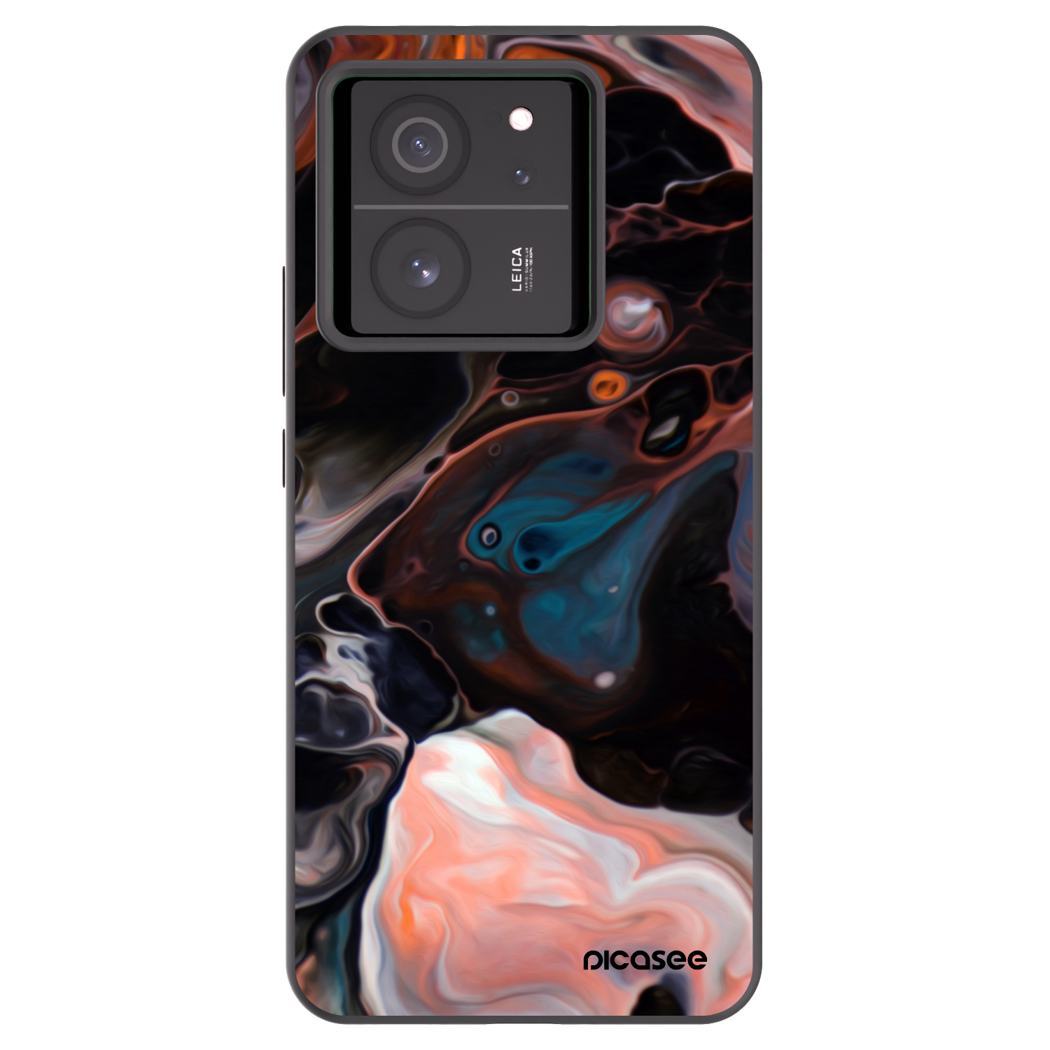 Picasee silikonowe czarne etui na Xiaomi 13T - Cream