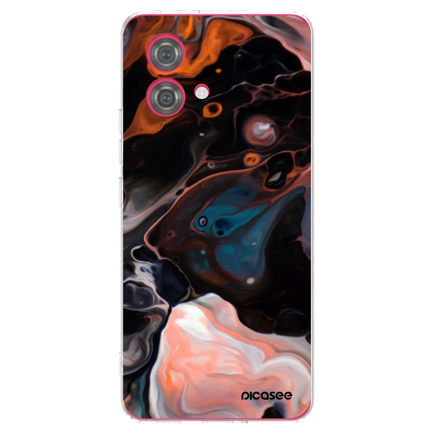 Picasee silikonowe przeźroczyste etui na Motorola Moto G84 5G - Cream