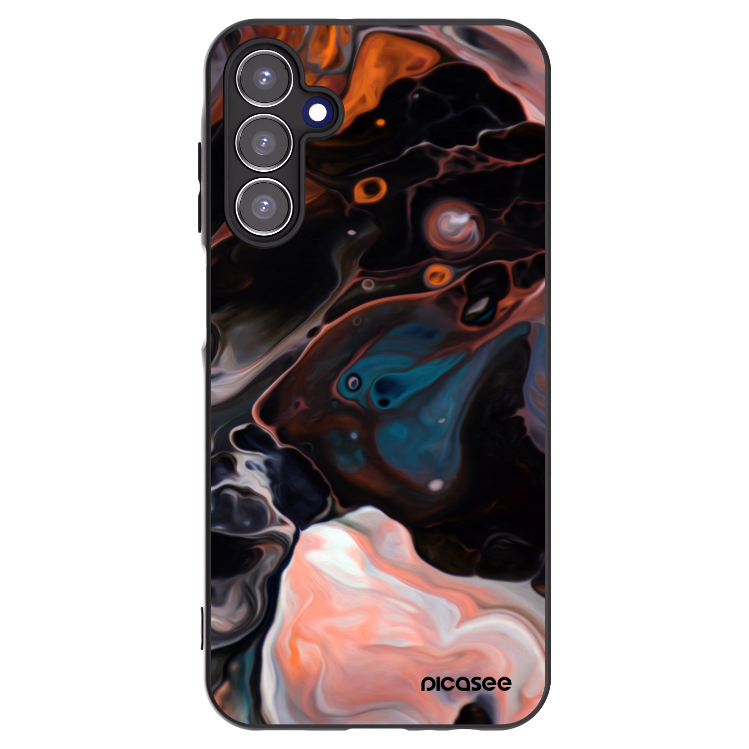 Picasee silikonowe czarne etui na Samsung Galaxy A15 A156B 5G - Cream