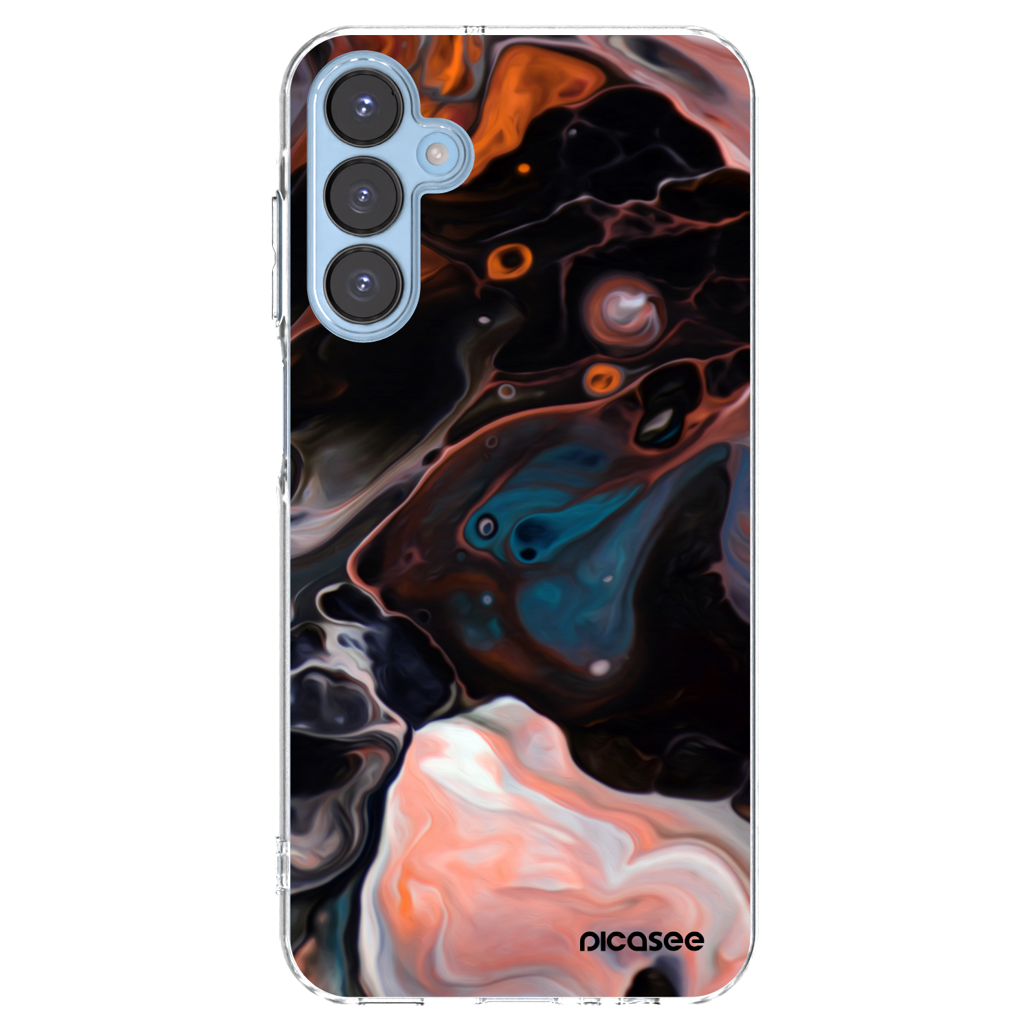 Picasee silikonowe przeźroczyste etui na Samsung Galaxy A15 A156B 5G - Cream