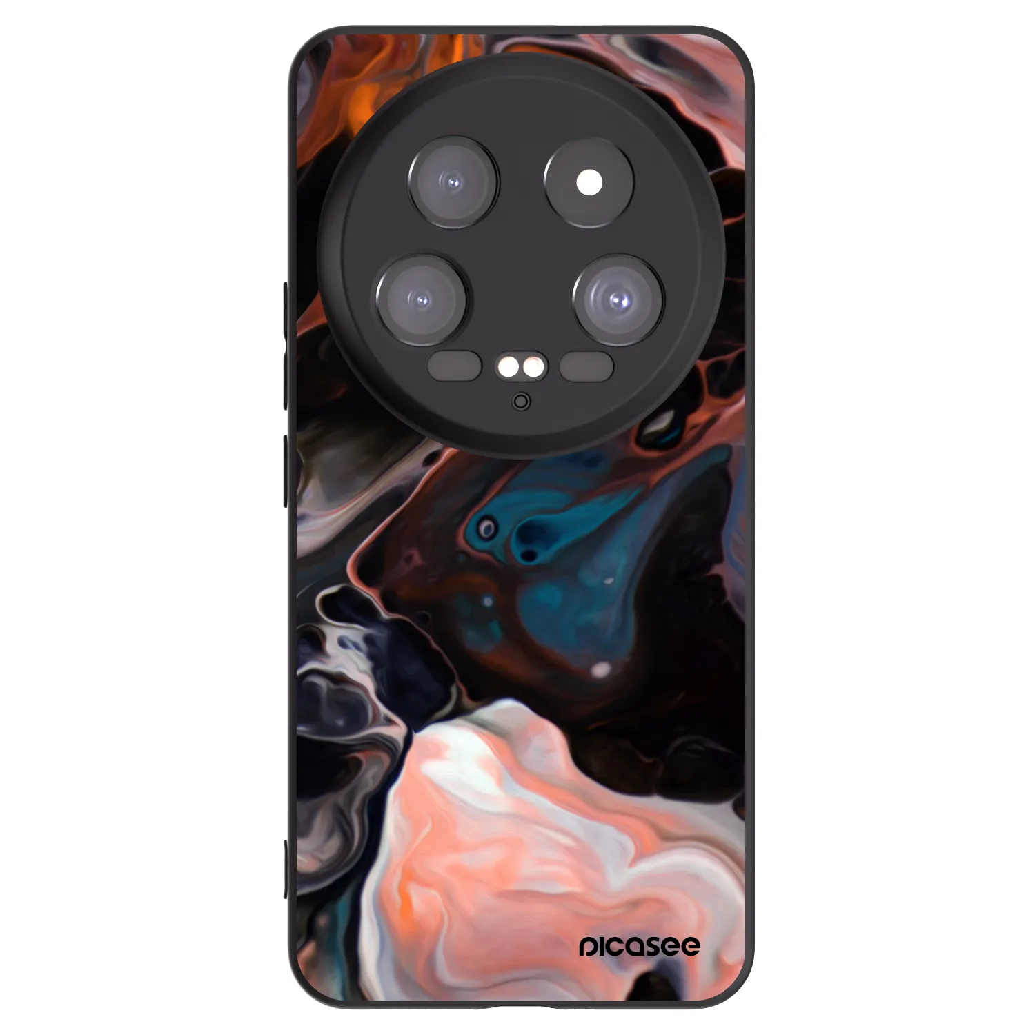 Picasee silikonowe czarne etui na Xiaomi 14 Ultra - Cream