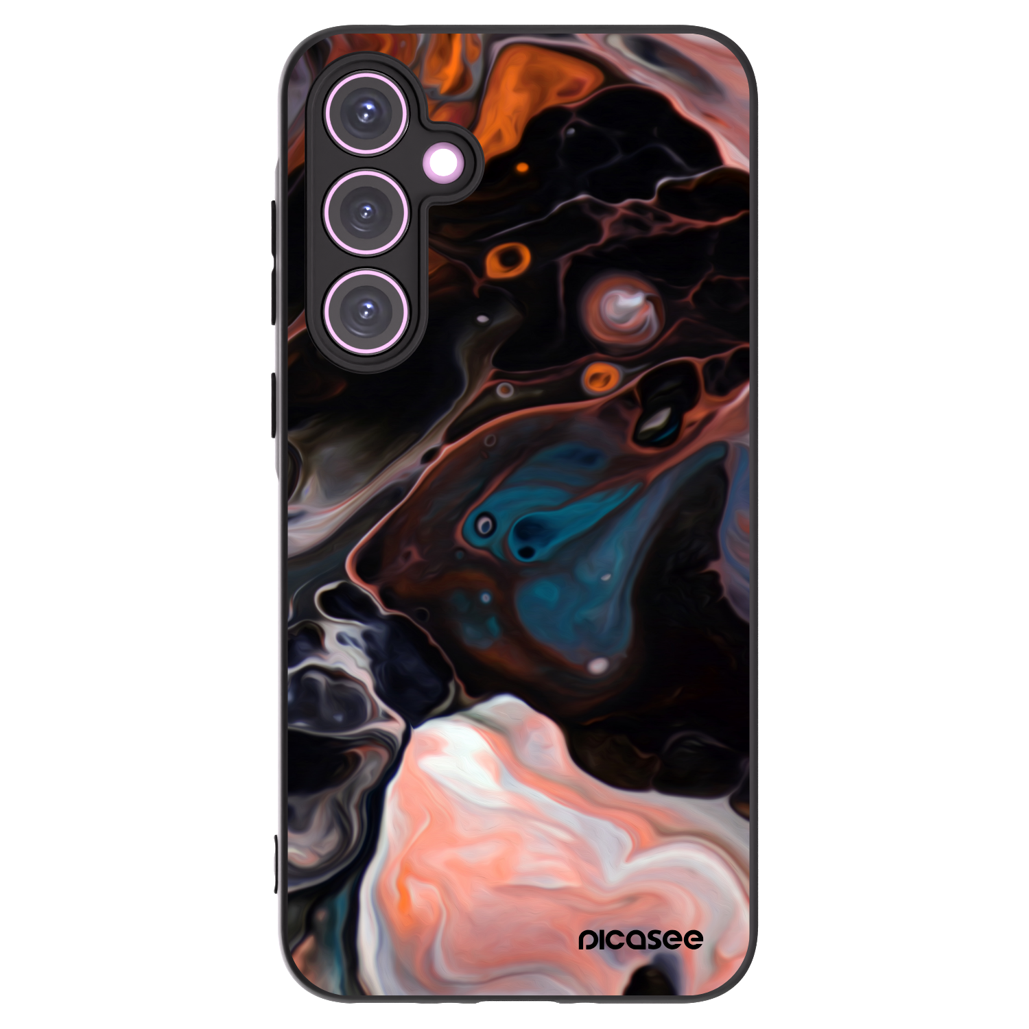 Picasee silikonowe czarne etui na Samsung Galaxy A35 5G A356B - Cream