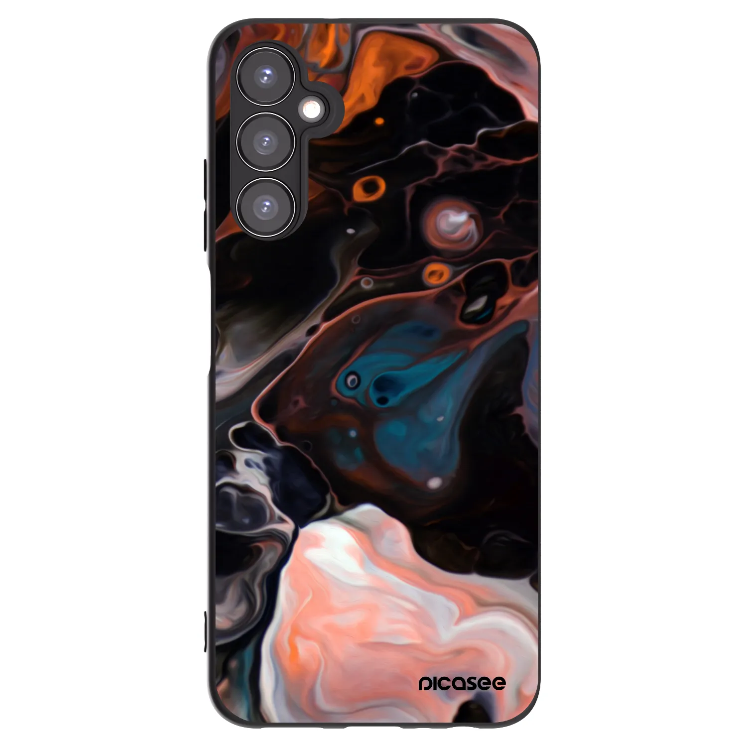 Picasee silikonowe czarne etui na Samsung Galaxy A05s A057G - Cream
