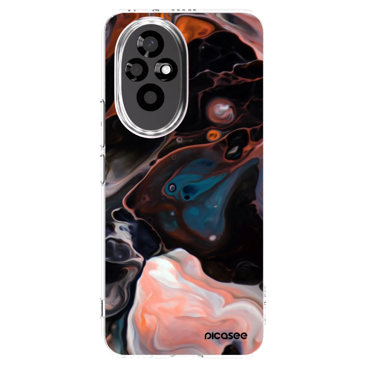 Picasee silikonowe przeźroczyste etui na Honor 200 Pro 5G - Cream
