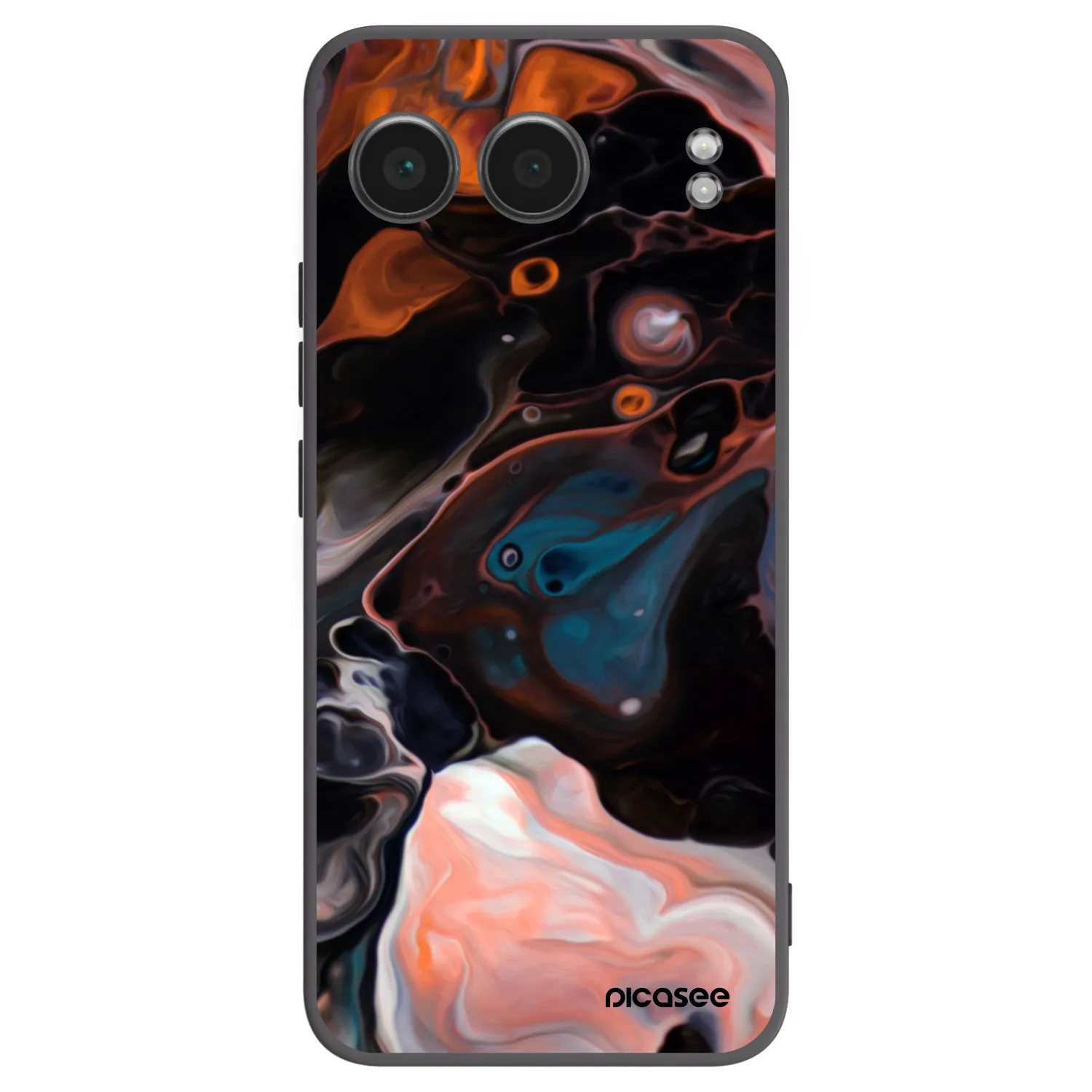 Picasee silikonowe czarne etui na OnePlus Nord 4 - Cream
