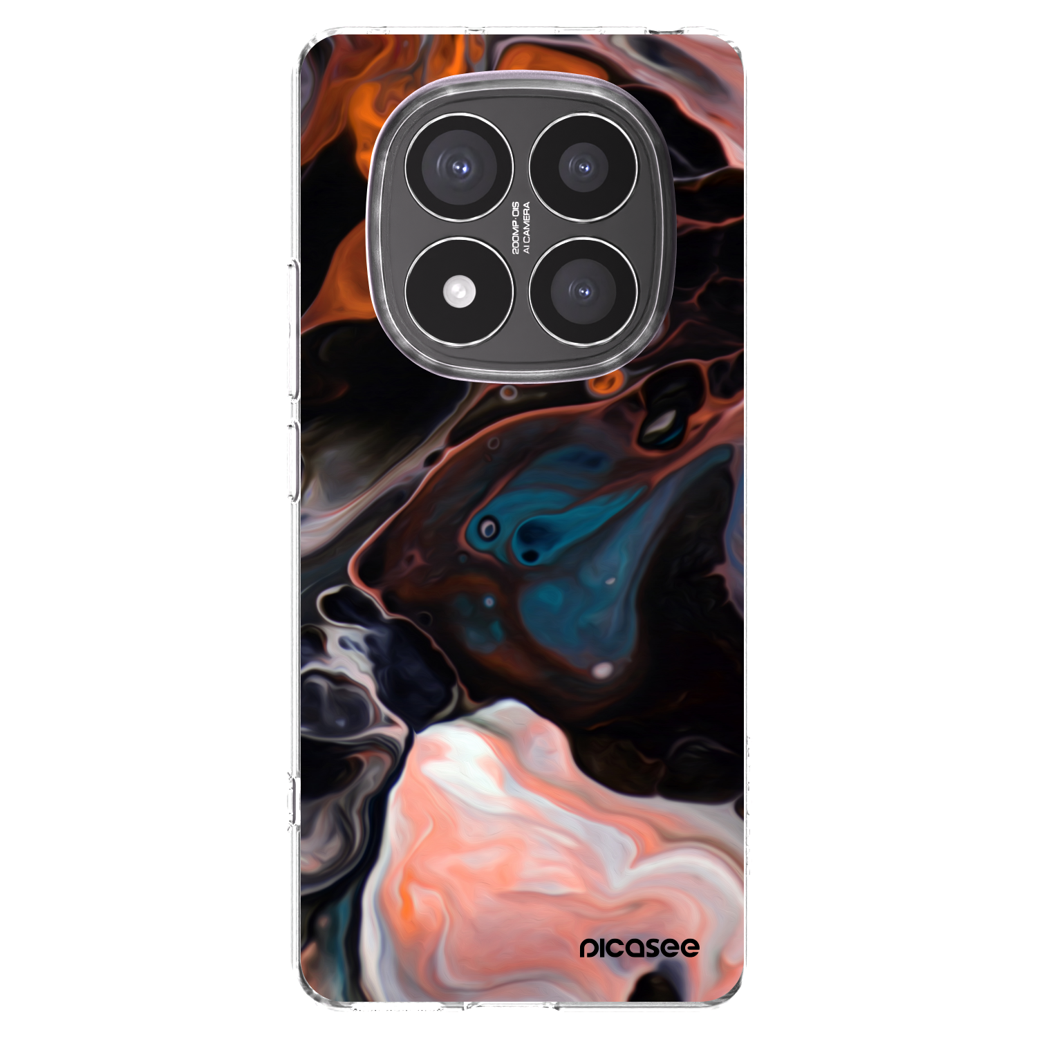 Picasee silikonowe przeźroczyste etui na Xiaomi Redmi Note 14 Pro+ 5G - Cream