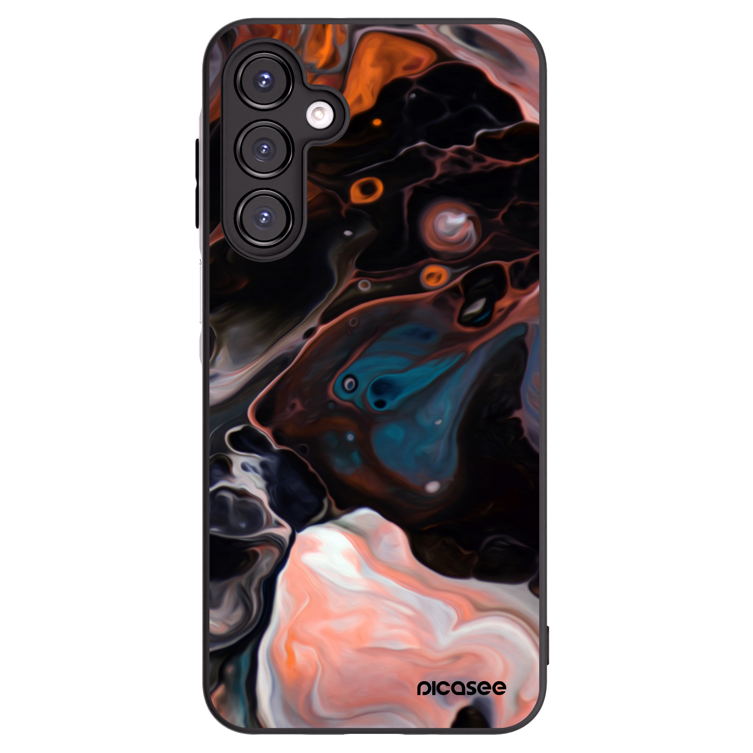 Picasee silikonowe czarne etui na Samsung Galaxy A16 5G - Cream