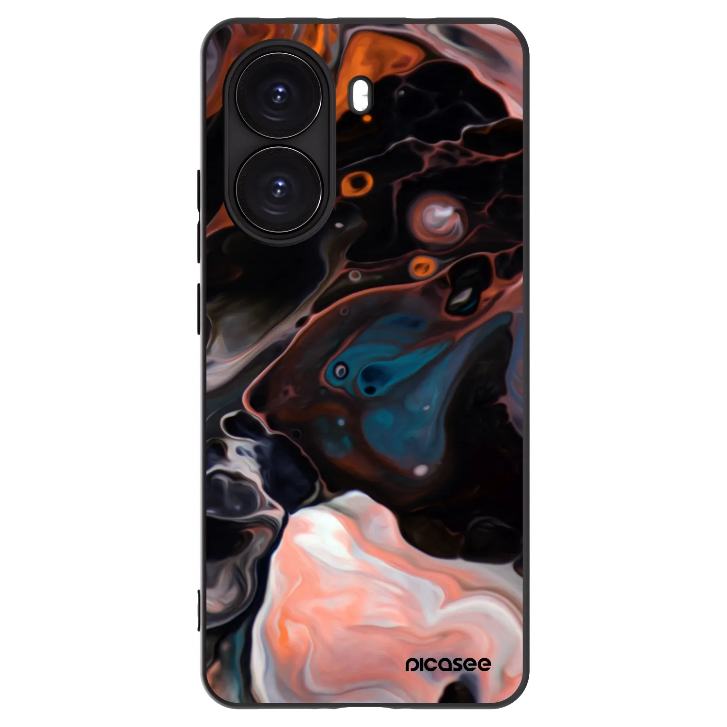 Picasee silikonowe czarne etui na Xiaomi Poco X7 Pro 5G - Cream