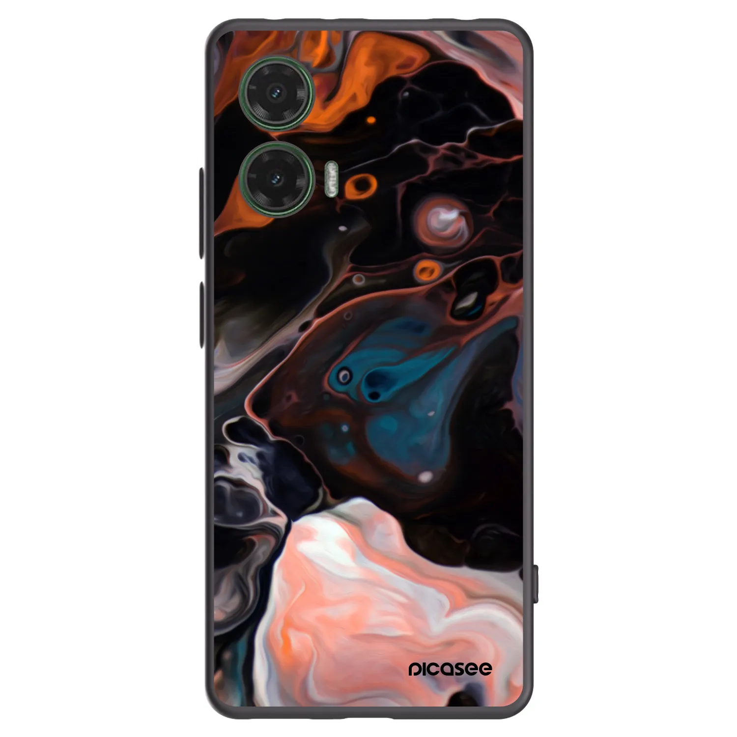 Picasee silikonowe czarne etui na Motorola Moto G35 5G - Cream