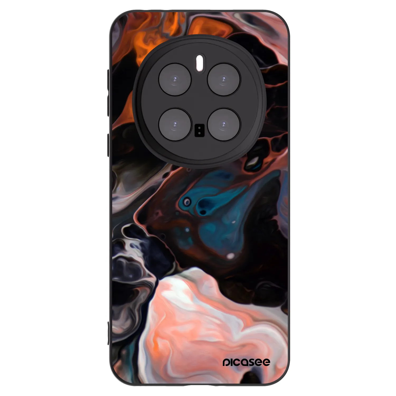Picasee silikonowe czarne etui na Honor Magic7 Pro 5G - Cream