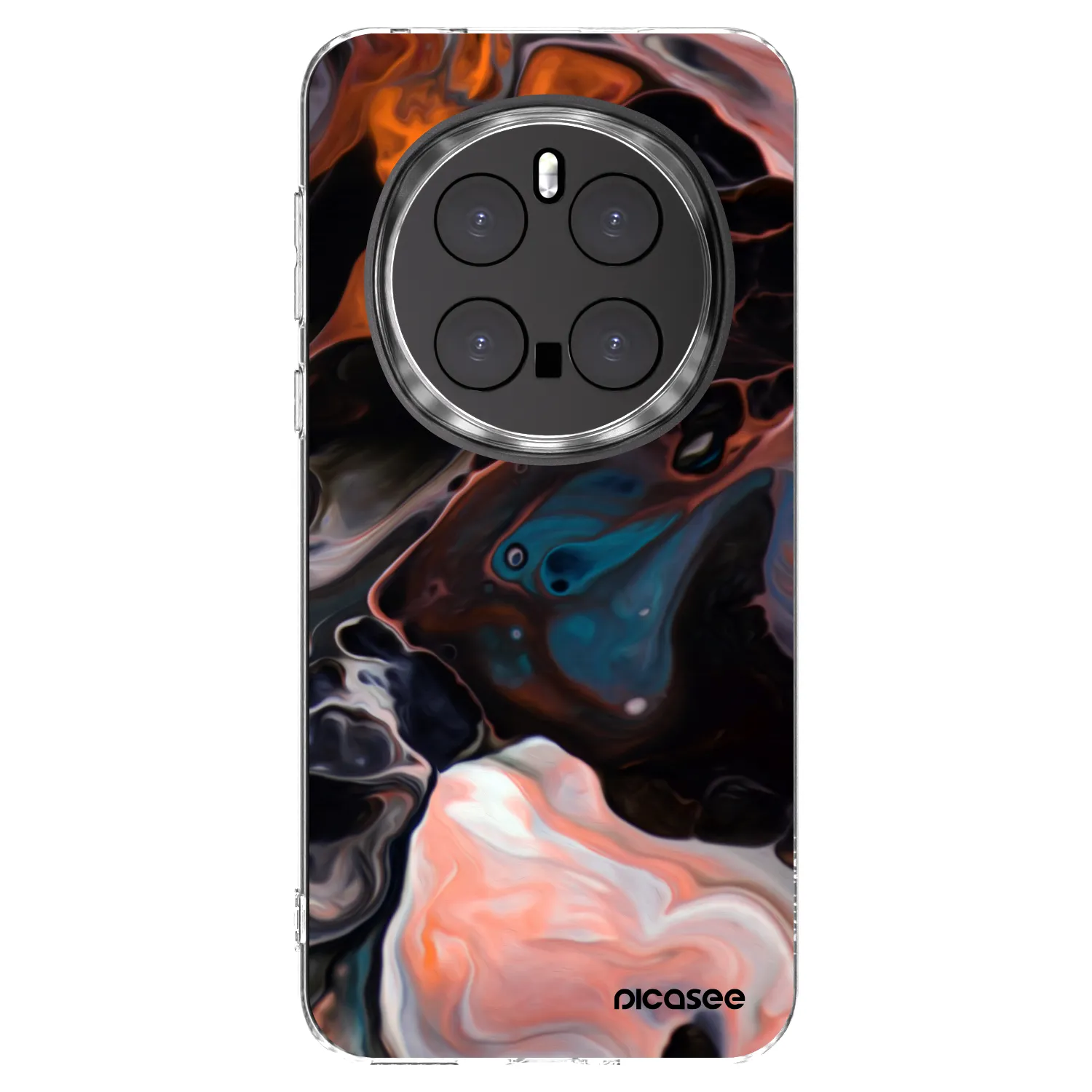 Picasee silikonowe przeźroczyste etui na Honor Magic7 Pro 5G - Cream