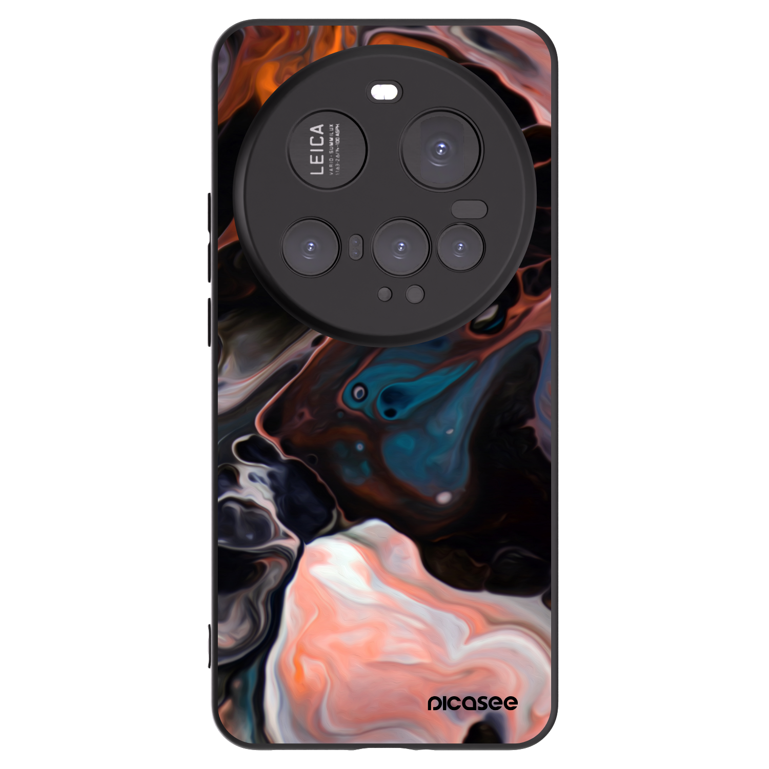 Picasee silikonowe czarne etui na Xiaomi 15 Ultra - Cream